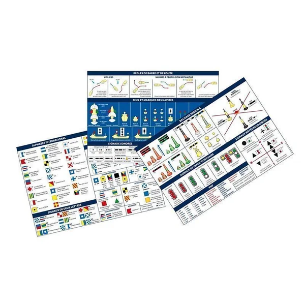 NV-CHARTS FR7 - 27 Cartes Marines Vendée + 3 planches adhésives réglementaires