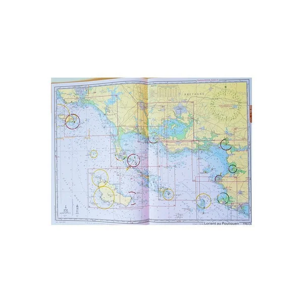 NV-CHARTS FR8 - 33 Aquitaine Nautical Charts (from La Rochelle to San Sebastian) + 3 regulatory adhesive sheets
