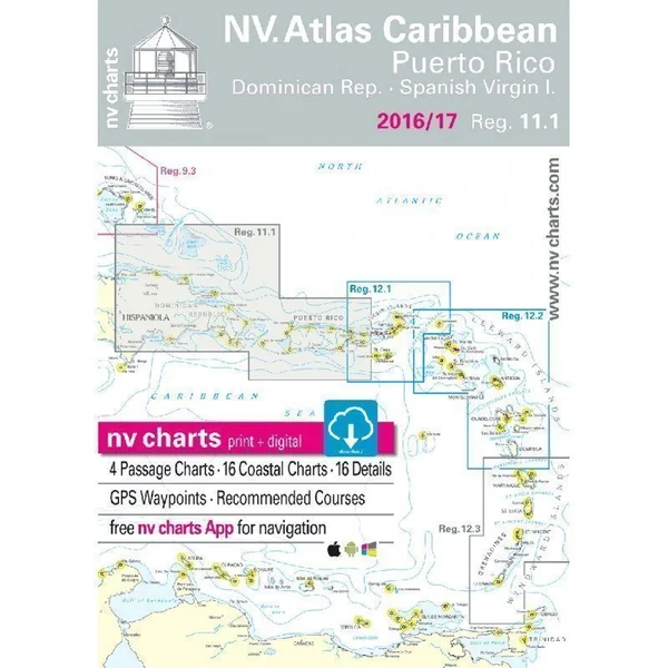 NV-Charts - Zone Caraïbes et Antilles