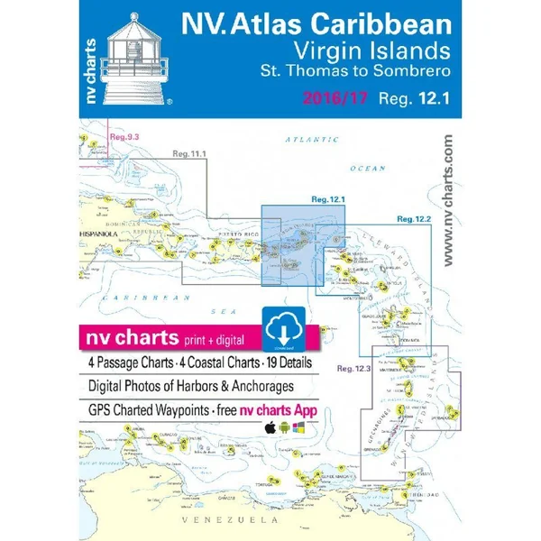 NV-Charts - Zone Caraïbes et Antilles