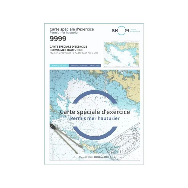Offshore Course Plus Pack (chart + Breton plotter + one hand divider)