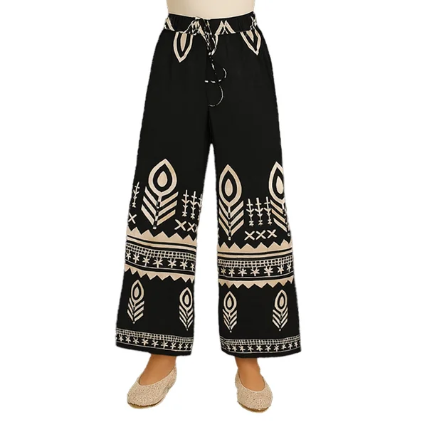 Orly - Pantalon avec motifs dans le bas de la jambe As Sample Small