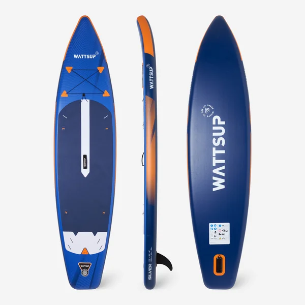 Pack Stand up paddle SILVER 11'6 Wattsup, 1 à 2 personnes (jusqu'à 150kg)