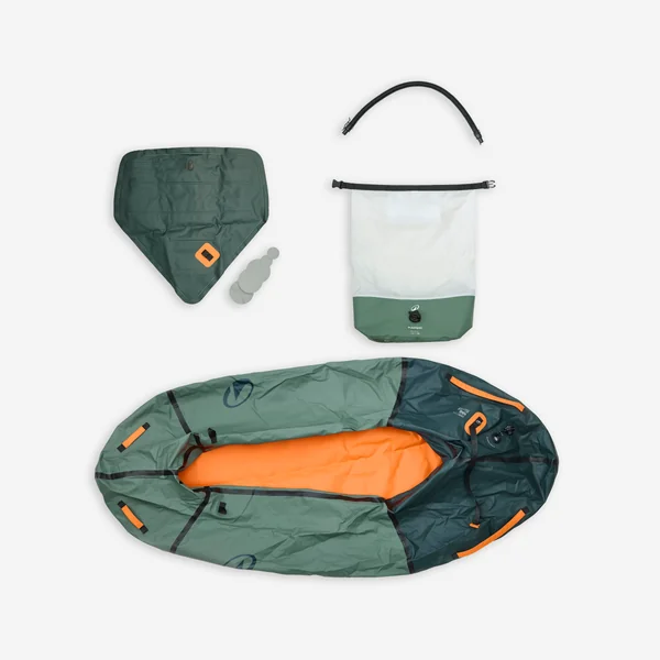Packraft 100 kayak gonflable rivière TPU 1 place - PR100