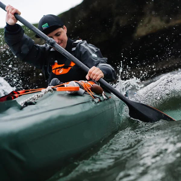 Pagaie de kayak en carbone réglable et démontable 2 parties 210-220 cm - X 900