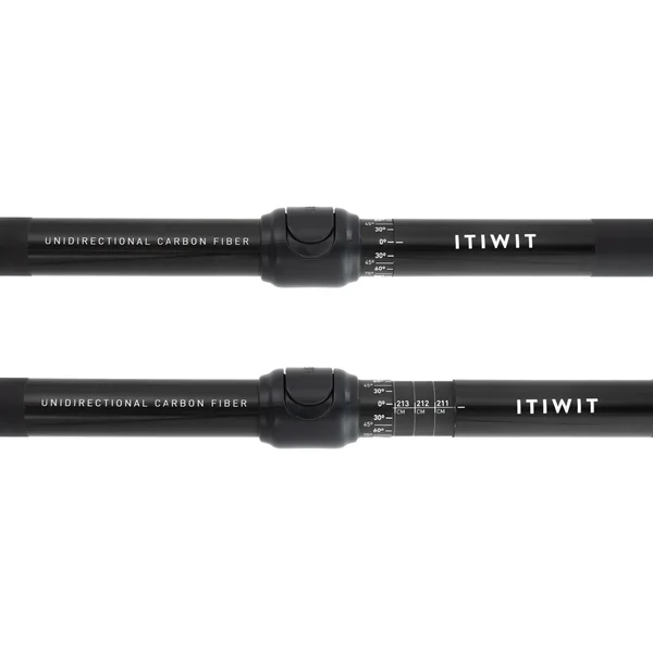 Pagaie de kayak en carbone réglable et démontable 2 parties 210-220 cm - X 900