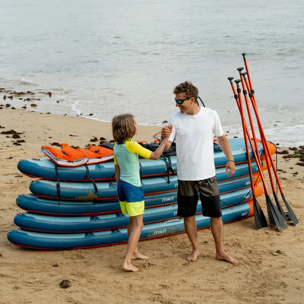 Pagaie de stand up paddle robuste pour la location en 2 parties - 170-220cm