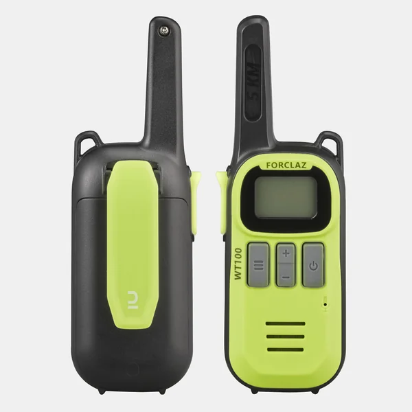 Paire de talkie-walkies rechargeables par USB - 5 km - WT100