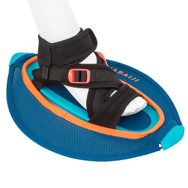 Paire d'haltères aquatiques en mesh pour l'aquagym, Pullstep bleu orange
