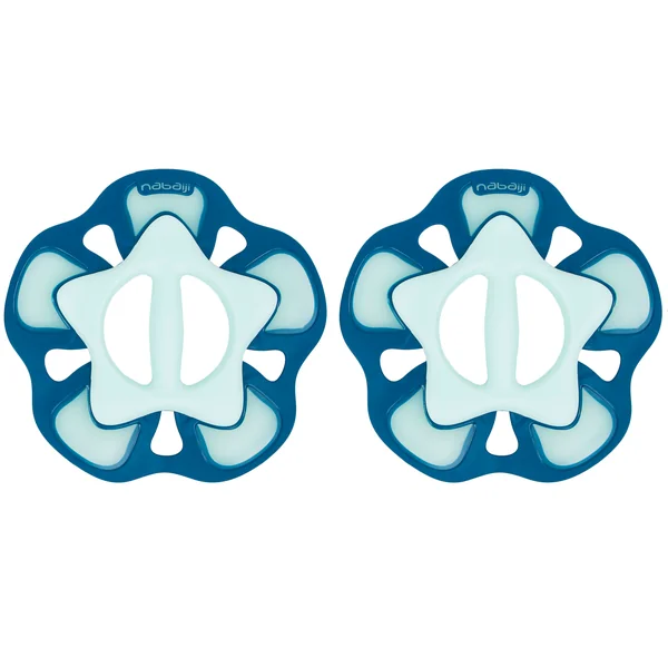 Paire d'haltères aquatiques pour l'aquagym, Pullpush Flower S bleu