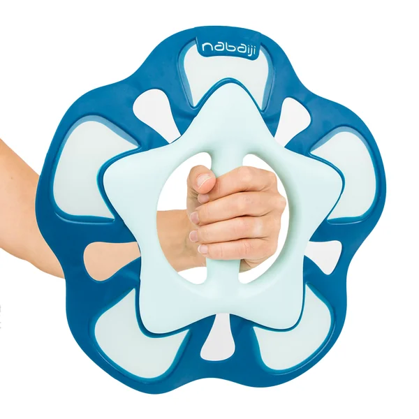 Paire d'haltères aquatiques pour l'aquagym, Pullpush Flower S bleu