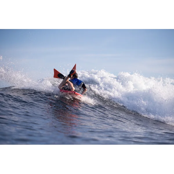 Palmes bodyboard RIP asymétriques orange noir