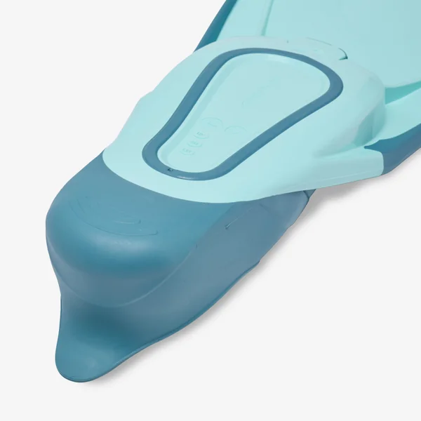 Palmes plongée Enfant, FF 100 courtes Vert Menthe