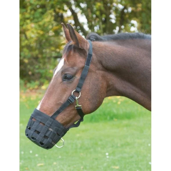 Panier muselière équitation Kerbl nylon - Pony