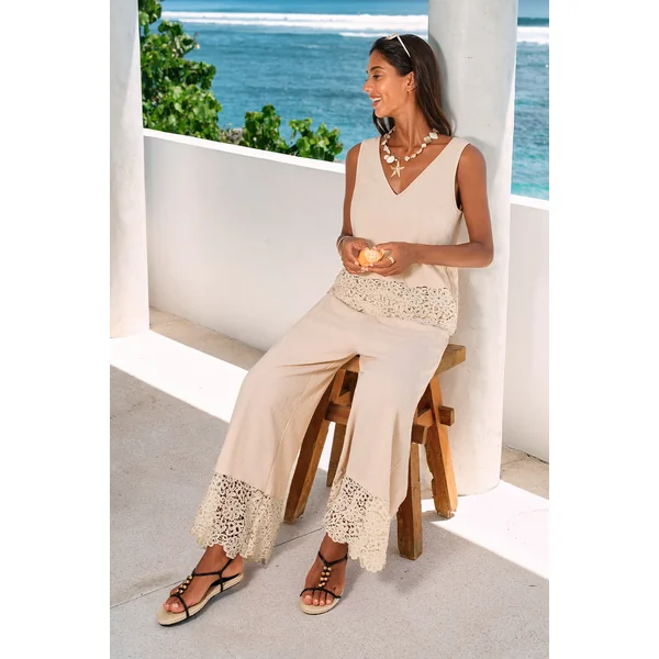 Pantalon beige