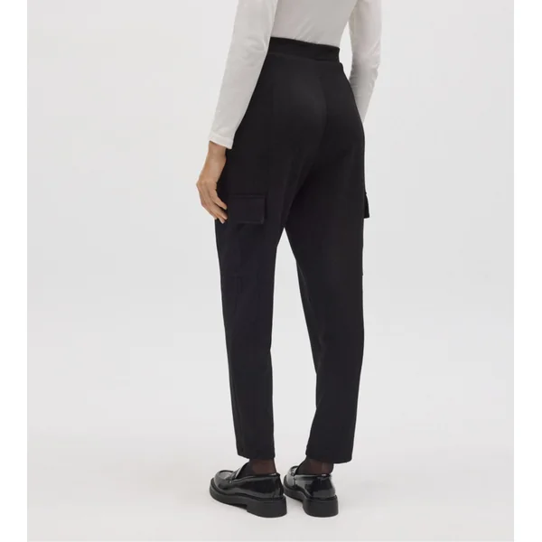 Pantalon cargo noir pour femme