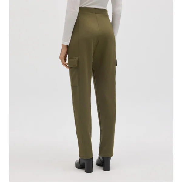 Pantalon cargo vert olive pour femme