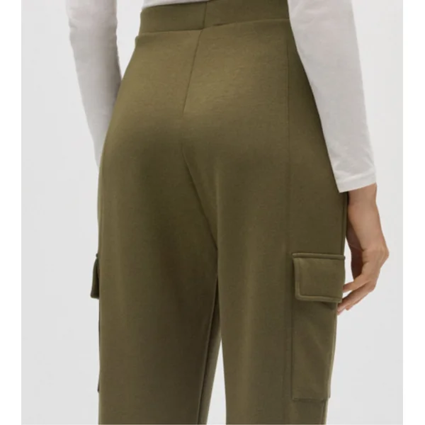 Pantalon cargo vert olive pour femme