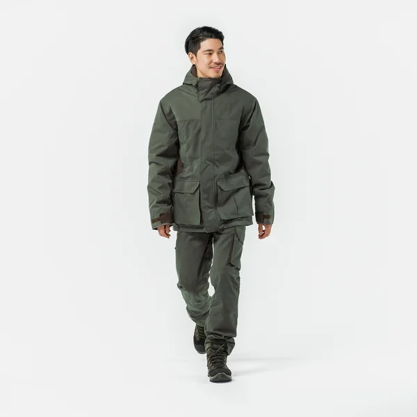 PANTALON CHASSE IMPERMÉABLE CHAUD 500 VERT
