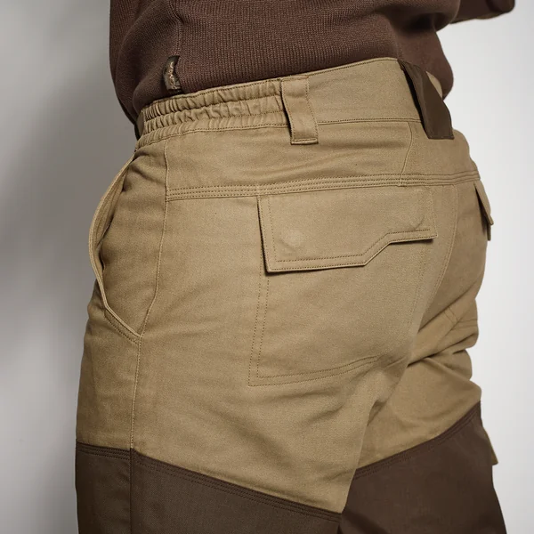 PANTALON chasse RENFORT BIcolore -MARRON 520