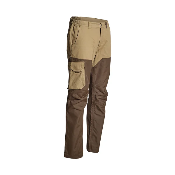 PANTALON chasse RENFORT BIcolore -MARRON 520