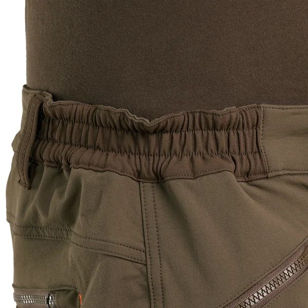 PANTALON chasse RENFORT MARRON TEMPS SEC 500