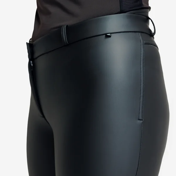Pantalon chaud équitation kipwarm imperméable femme - 500 noir