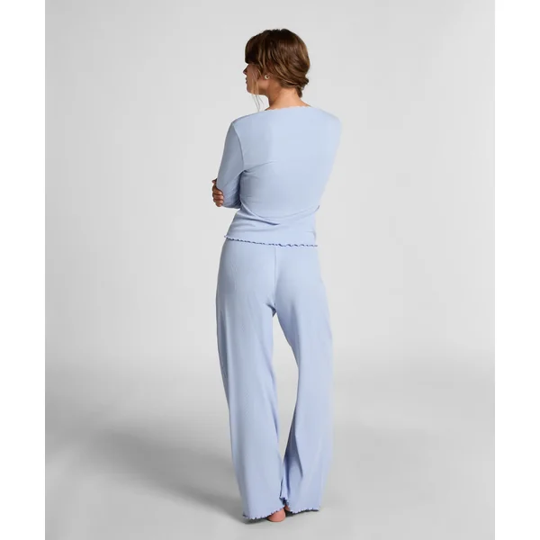 Pantalon côtelé - Bleu