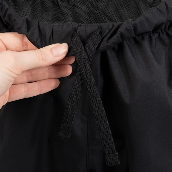PANTALON DE PLUIE IMPERMÉABLE DE RUGBY ADULTE - R500 NOIR