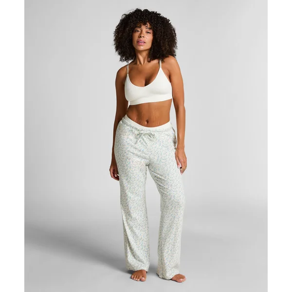 Pantalon de pyjama Florecita - Blanc