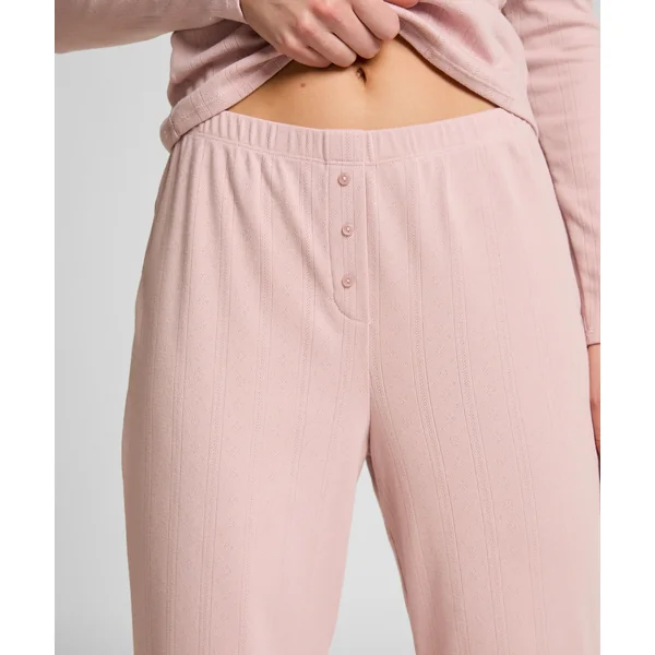 Pantalon de pyjama Pointelle - Rose