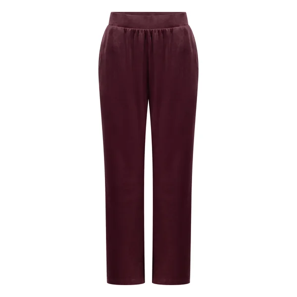 Pantalon de pyjama velours - Rouge