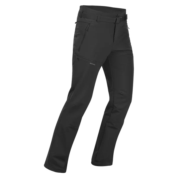 Pantalon de randonnée chaud et déperlant homme, SH500 noir