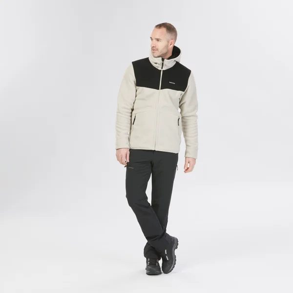 Pantalon de randonnée chaud et déperlant homme, SH500 noir