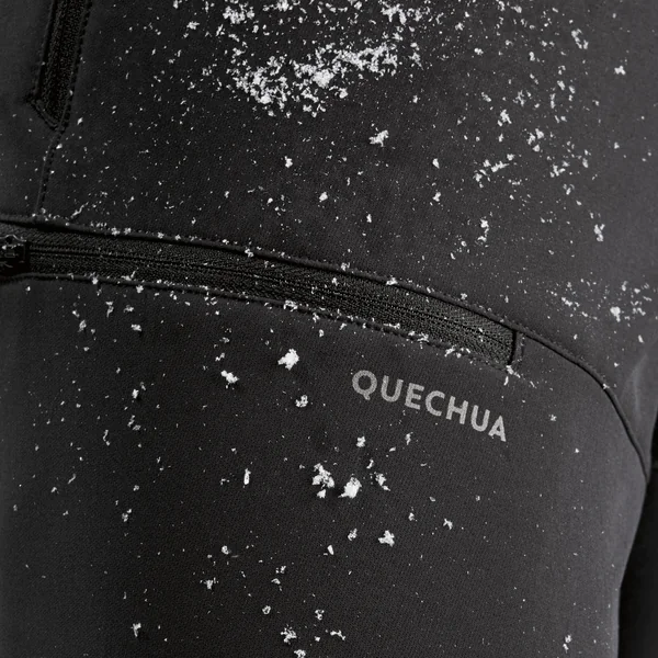 Pantalon de randonnée chaud et déperlant homme, SH500 noir