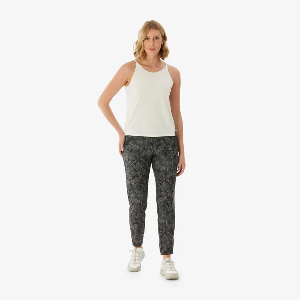 Pantalon de randonnée femme, NH100 noir