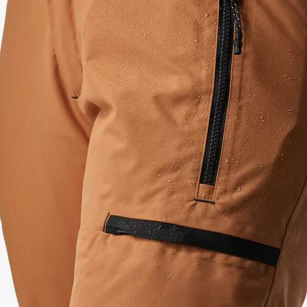 Pantalon de snowboard chaud et imperméable homme, SNB 500 camel