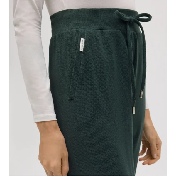 Pantalon d'intérieur resserré Vert Pin femme