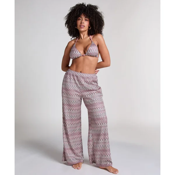 Pantalon en crochet Cali - Rose
