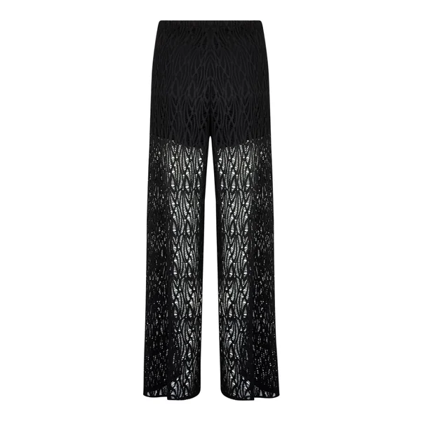 Pantalon en crochet L'Ondine Noir