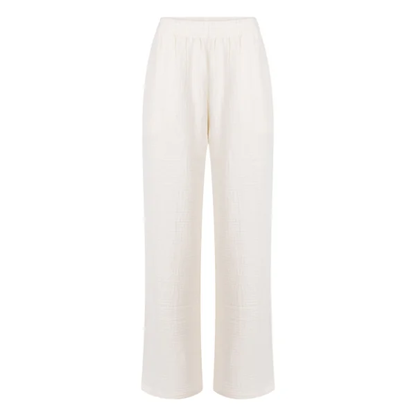Pantalon en mousseline - Blanc