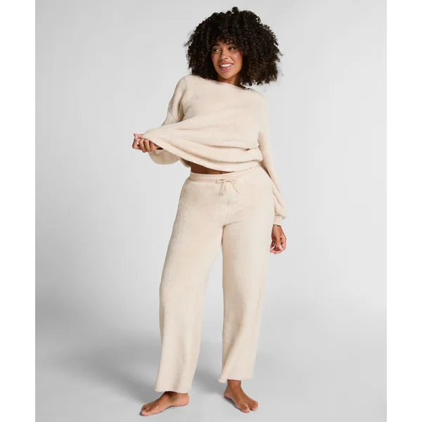Pantalon Fluffy Fleece - Beige