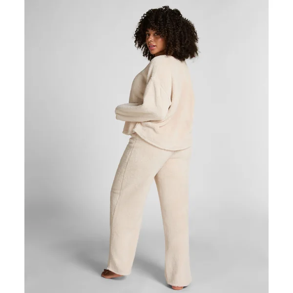 Pantalon Fluffy Fleece - Beige