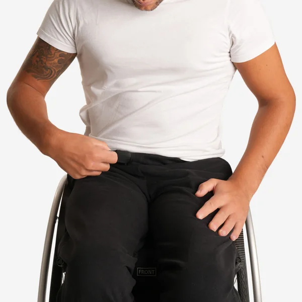 Pantalon homme facile à enfiler - noir