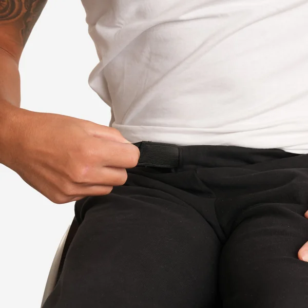 Pantalon homme facile à enfiler - noir