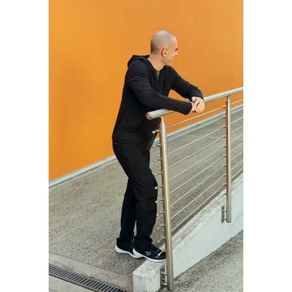 Pantalon homme facile à enfiler - noir