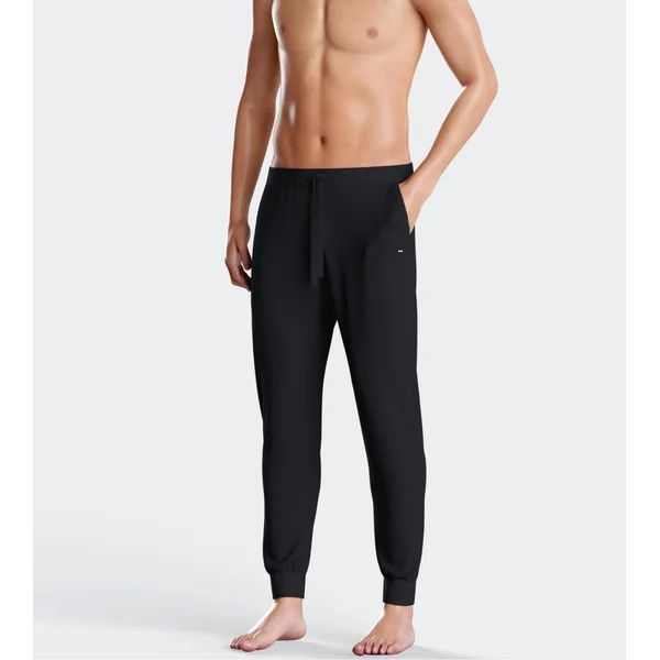 Pantalon jogging moderne homme en coton Bleu Marine