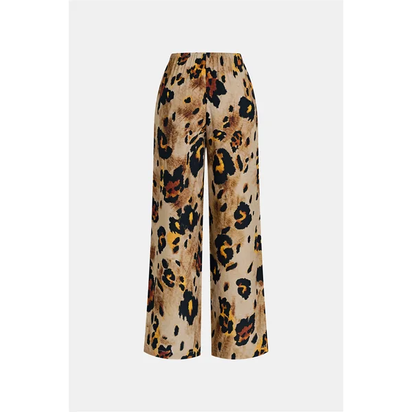 Pantalon marron à cordon