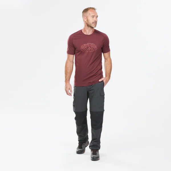 Pantalon modulable 2 en 1 et résistant de trek montagne - MT100 Homme
