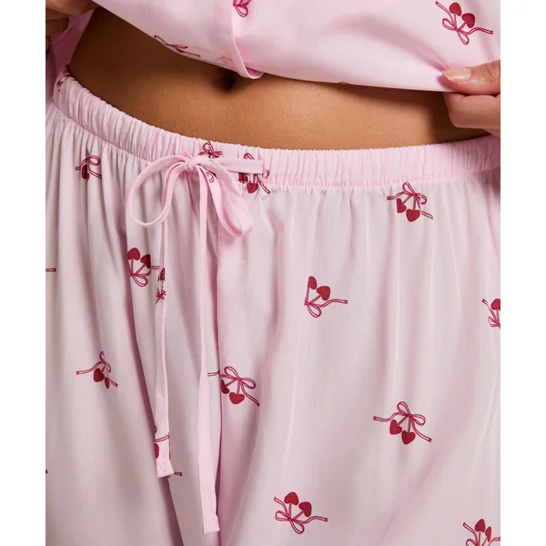 Pantalon tissé Cherry - Rose